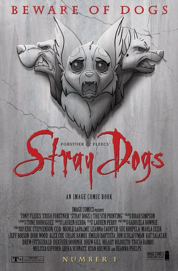 Stray Dogs #1 5th Printing Tony Fleecs Bram Stoker's Dracula Homage