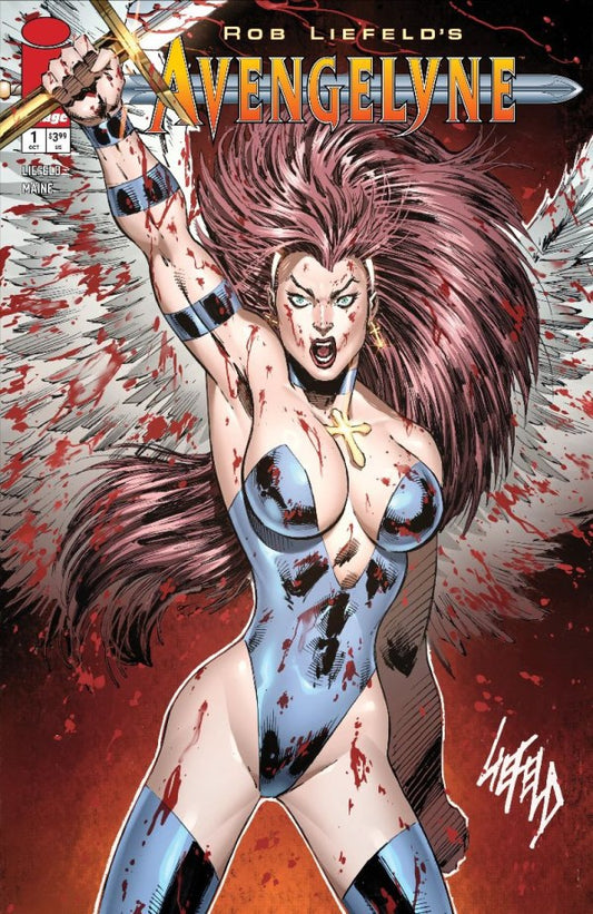 Avengelyne #1 Cover H Rob Liefeld Midnight Variant
