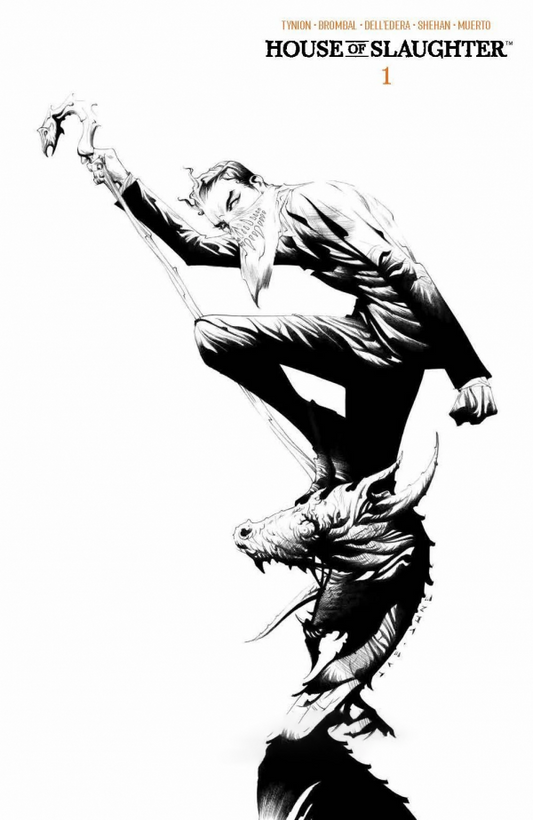 House of Slaughter #1 2nd Printing LCSD Jae Lee Black & White Varian